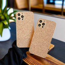 Load image into Gallery viewer, Eco Mobile Phone Case for iPhone Breathable, Flexible, Anti-sweat and Shockproof Luxury Cork Eco Cover for iPhones 14 12 11 13 Pro Max Mini XS XR X 6 6S 7 8 Plus SE
