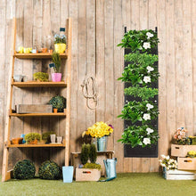 Load image into Gallery viewer, Vertical Growing Planting Pocket Bag Felt Wall Hanging Flower Vegetable Container Outdoor Indoor Garden Planter
