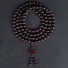 Load image into Gallery viewer, Genuine Natural Sandalwood Meditation Bead Necklace Bracelet 108 Beads Bijoux 1Pcs Mindfulness Prayer Buddhist Buddha Mala Bangles Women Men Jewelry
