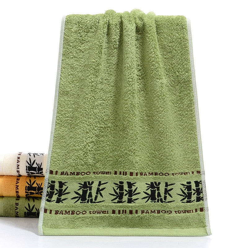 2/4 Pcs/Set Bamboo Fiber Towels Set Luxury Soft Home Bath Towels for Adults Super Absorbent Washcloth