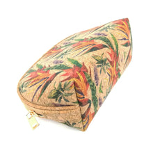 Load image into Gallery viewer, Women Floral Cork Cosmetics Bags New Eco Vintage Make Up Bag Purse Storage Environmentally Friendly Sustainable Planet
