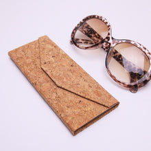 Load image into Gallery viewer, Eco Friendly Natural Cork Eyeglasses Box Foldable Wooden Eyewear Storage Cases for Women Men Vegan Popular Gift
