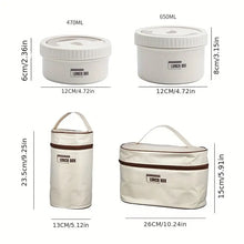 Load image into Gallery viewer, Lunch Box Portable Insulated Lunch Container Set Stackable Bento Stainless Steel Lunch Container
