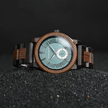 Load image into Gallery viewer, Men&#39;s Quartz Wooden Wristwatch Watch BOBOBIRD Top New Fashion Business Clock Engraved Watches Custom Logo Great Birthday Gift Box Environmentally Friendly Eco Wood Wristwatch Sustainable Planet
