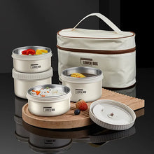 Load image into Gallery viewer, Lunch Box Portable Insulated Lunch Container Set Stackable Bento Stainless Steel Lunch Container
