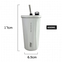 Load image into Gallery viewer, Stainless Steel 600ML Thermal  Eco Cup Thermos Travel Leak-Proof Vacuum Flask Portable Cups Drink
