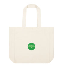 Load image into Gallery viewer, Natural Original Greentrak Logo Tote Bag Sustainable Fashion GM Free Sustainability Clothing Circular Economy Organic Cotton
