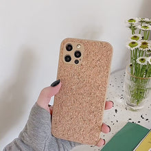 Load and play video in Gallery viewer, Eco Mobile Phone Case for iPhone Breathable, Flexible, Anti-sweat and Shockproof Luxury Cork Eco Cover for iPhones 14 12 11 13 Pro Max Mini XS XR X 6 6S 7 8 Plus SE
