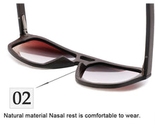 Load image into Gallery viewer, Unisex Pilot Dark Designer Wooden Eco Sunglasses UV400
