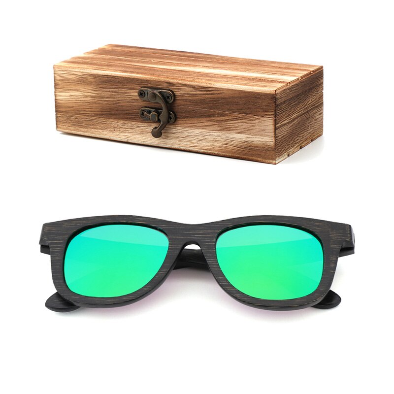 Childrens Classic Dark Designer Bamboo Eco Sunglasses UV400