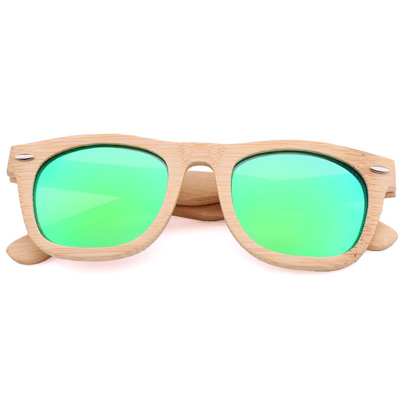 Unisex Classic Retro Designer Bamboo Eco Sunglasses UV400
