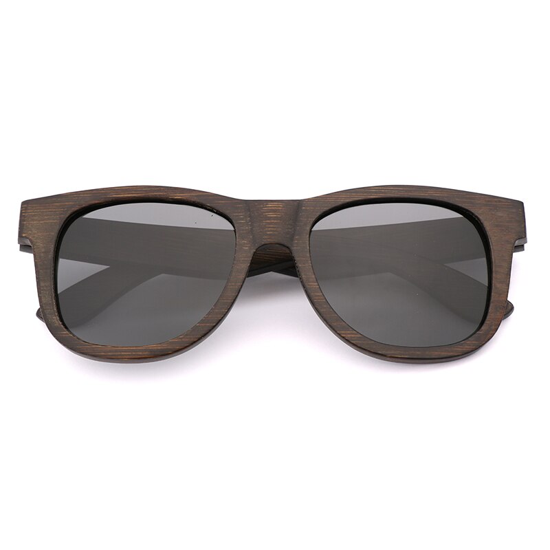 Unisex Retro II Dark Designer Bamboo Eco Sunglasses UV400