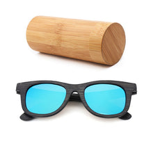 Load image into Gallery viewer, Childrens Classic Dark Designer Bamboo Eco Sunglasses UV400
