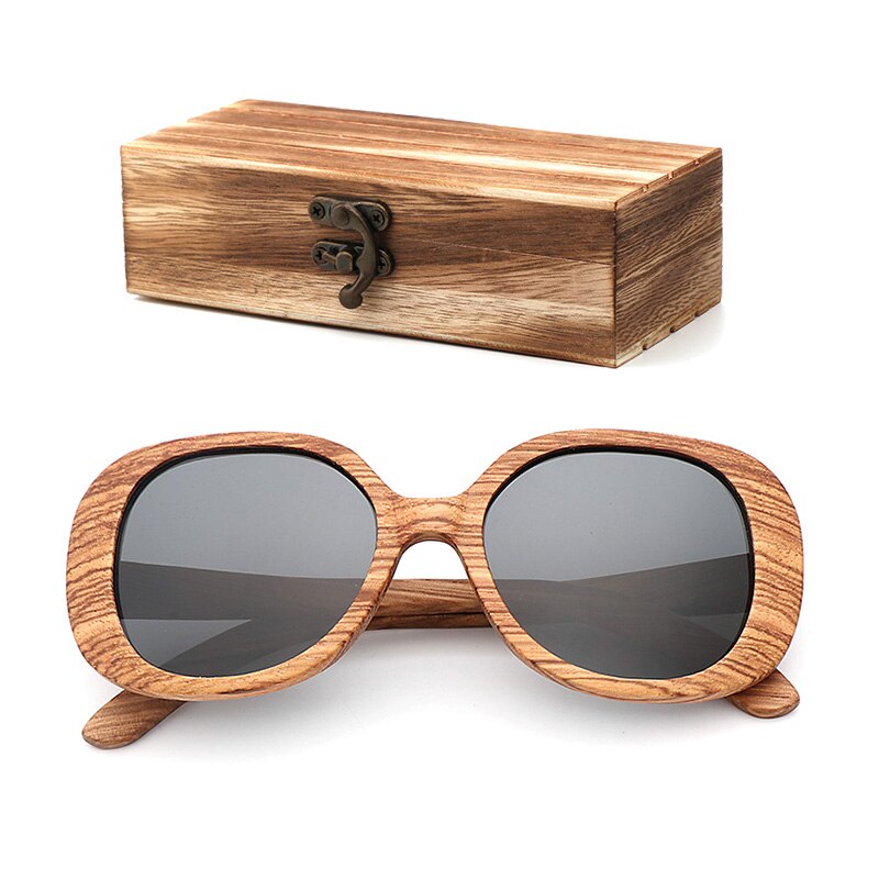 Unique Butterfly Light Designer Wooden Eco Sunglasses UV400