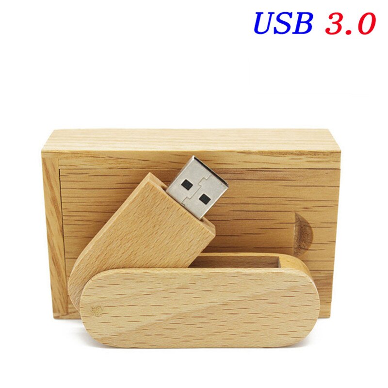 Wooden High Performance USB 3.0 Flash Drive 4GB 8GB 16GB 32GB Eco Wood Sustainable Planet