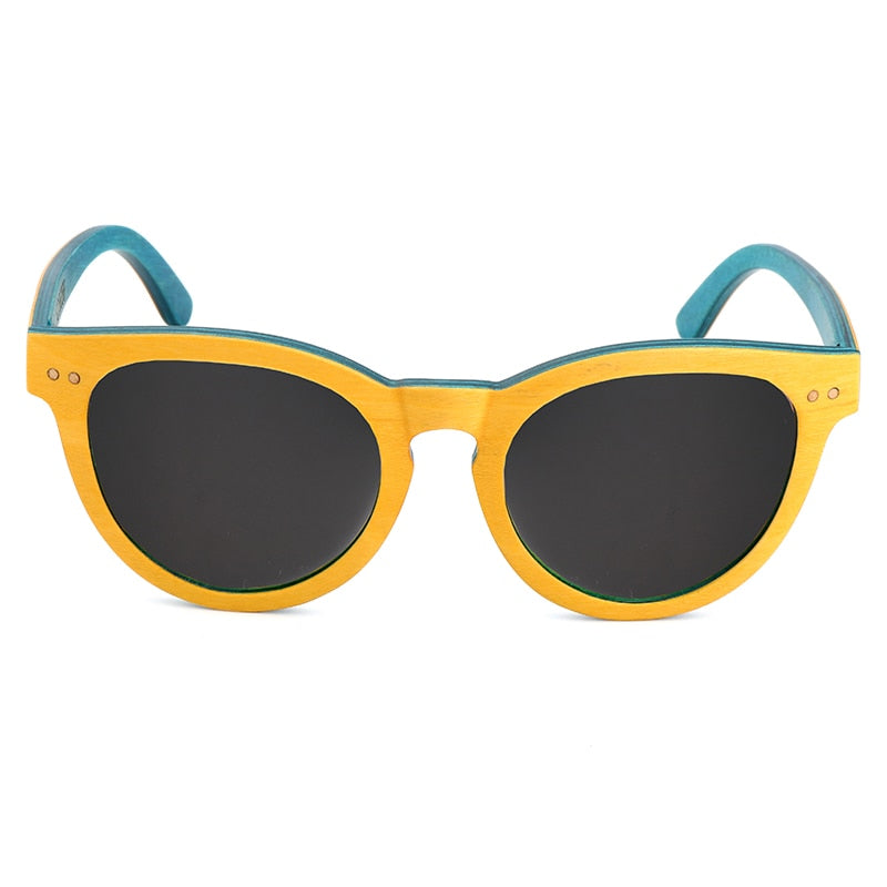 Holiday Designer Wooden Eco Sunglasses UV400