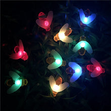 Load image into Gallery viewer, Solar Bees String Lights 5M/7M/12M Solar Power Sustainable Energy Eco Planet
